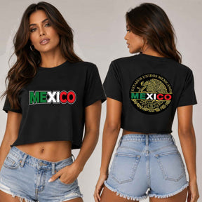 Short Sleeve Cotton Mexico Print Shirt