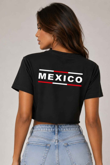 Short Sleeve Cotton Mexico Print Shirt