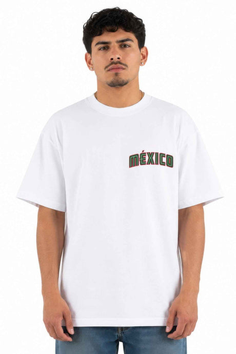 Mexico Print Heavy Weight Graphic Print 7.5 Oz Tee