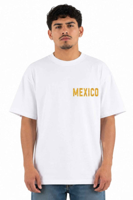 Mexico Print Heavy Weight Graphic Print 7.5 Oz Tee