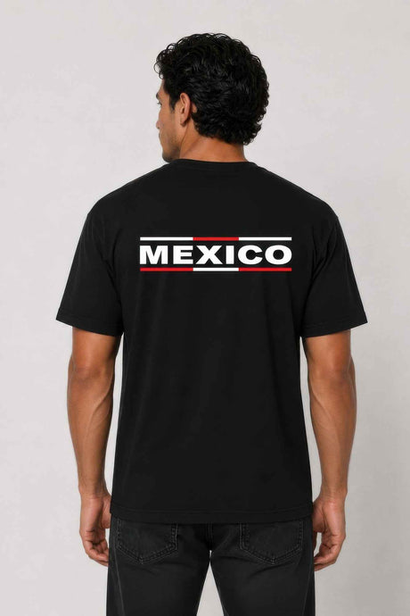 Mens Mexico Print Ring-spun Cotton Tshirt