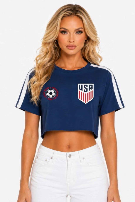 Short Sleeve Cotton Usa Print Shirt