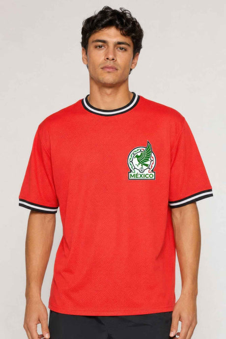 Mexico World Cup Micromesh Round Neck Tshirt