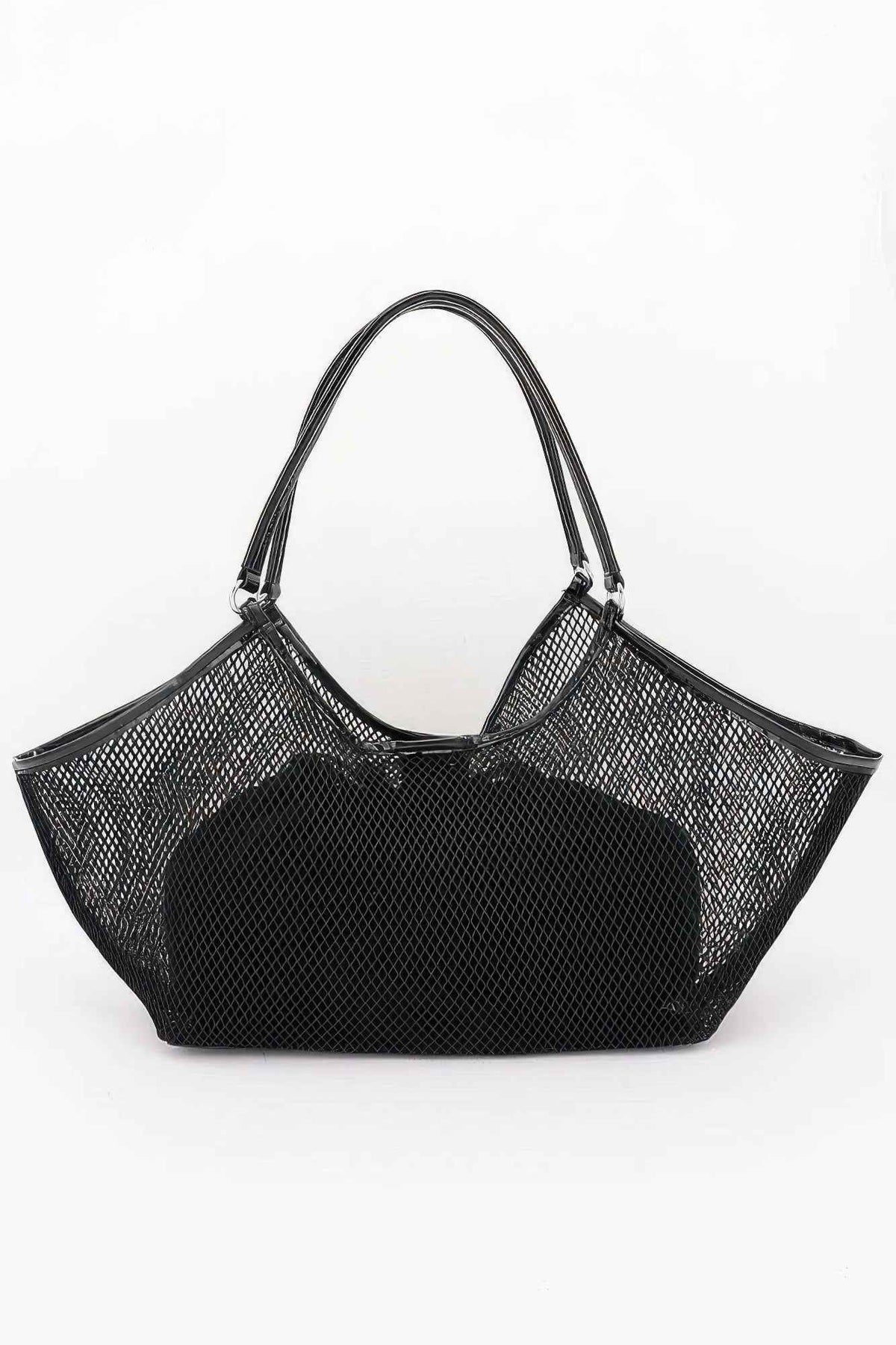 Mesh Tote Bag With Removable Liner