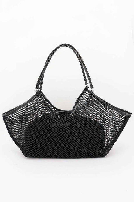 Mesh Tote Bag With Removable Liner