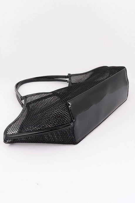Mesh Tote Bag With Removable Liner