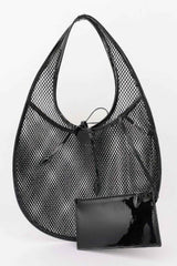 Mesh Tote With Detachable Pouch