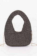 Crochet Woven Hobo Bag