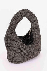 Crochet Woven Hobo Bag
