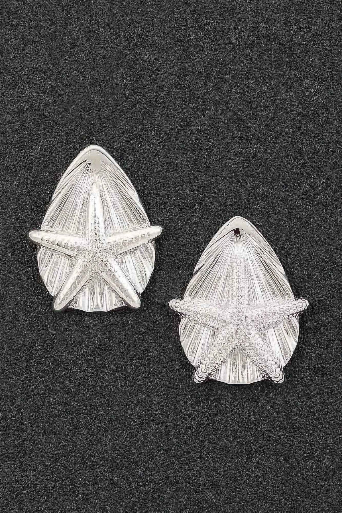 Starfish & Shell Stud Earrings