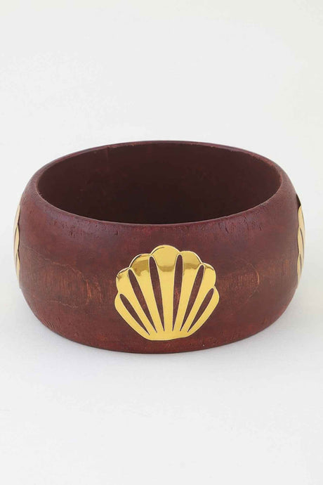 Nature Clam Grain Cuff Bracelet