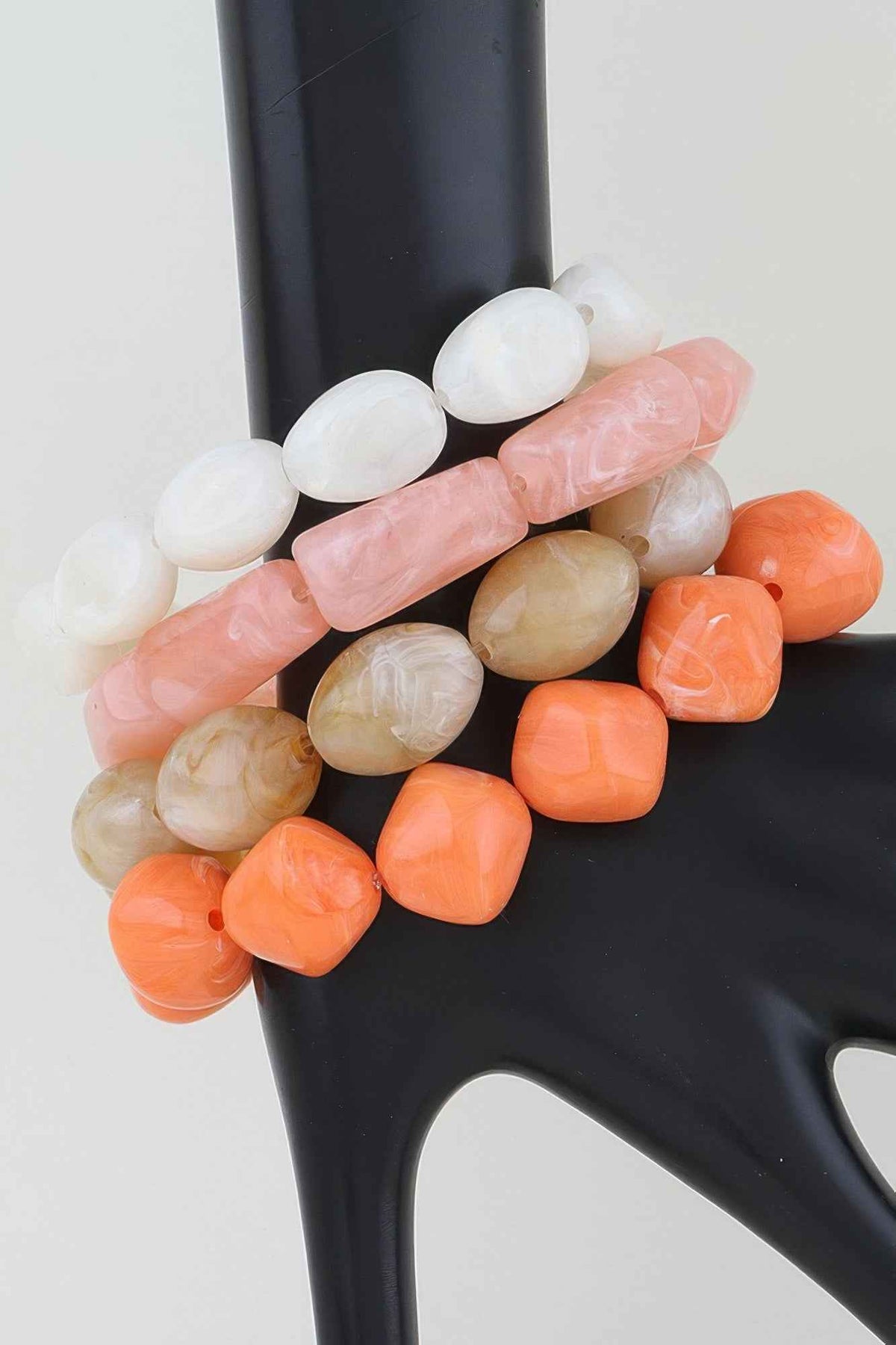 Multi Marble Stone Beaded Bracelet