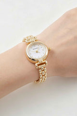 Polished Box Chain Watch Bracelet