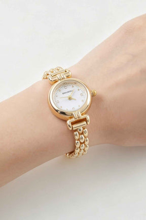 Polished Box Chain Watch Bracelet