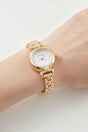 Polished Box Chain Watch Bracelet