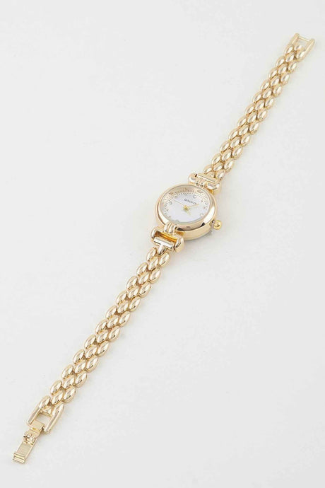 Polished Box Chain Watch Bracelet