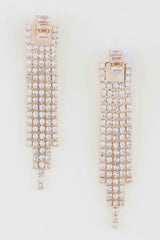 Cubic Zirconia Drop Earrings