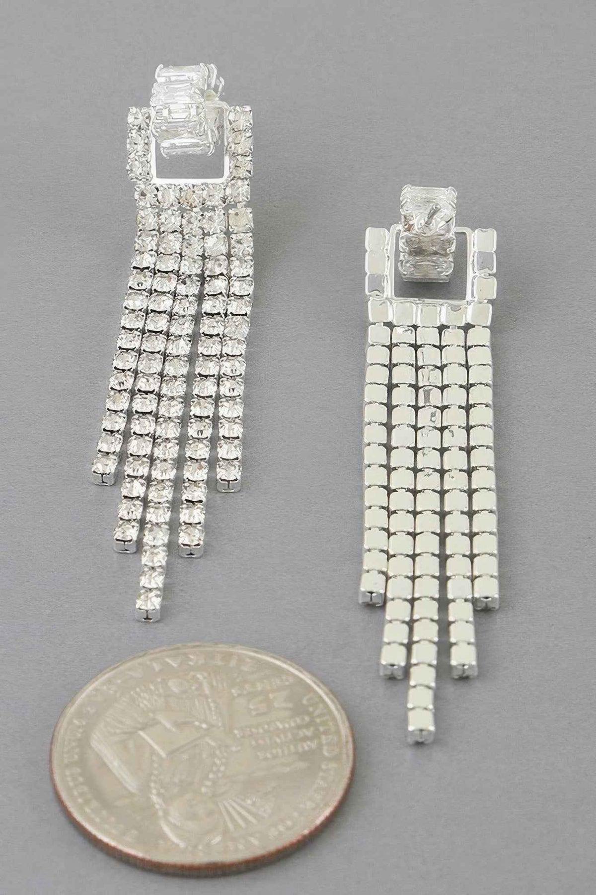 Cubic Zirconia Drop Earrings
