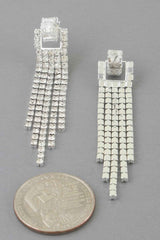 Cubic Zirconia Drop Earrings