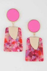 Retro Flake Frame Fashion Earrings