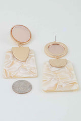 Retro Flake Frame Fashion Earrings