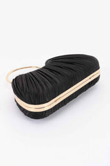 Pleated Polyester Party Clutch