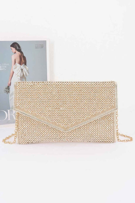 Rhinestone Envelope Party Clutch