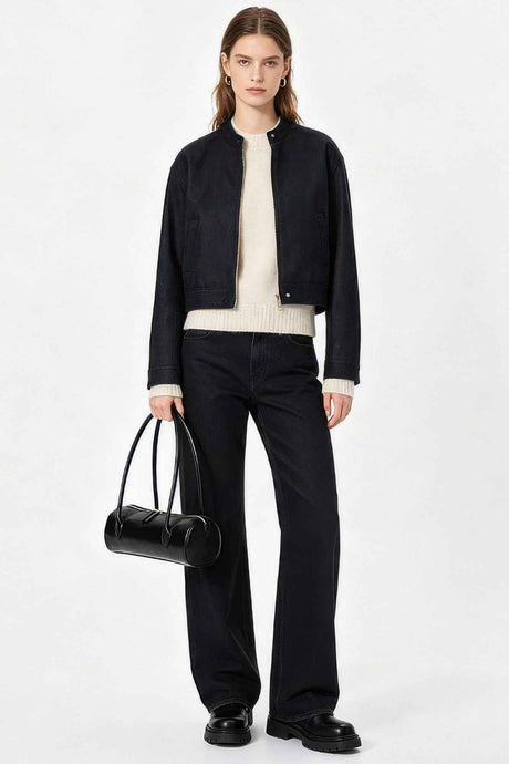 Vegan Leather Rectangular Shoulder Bag