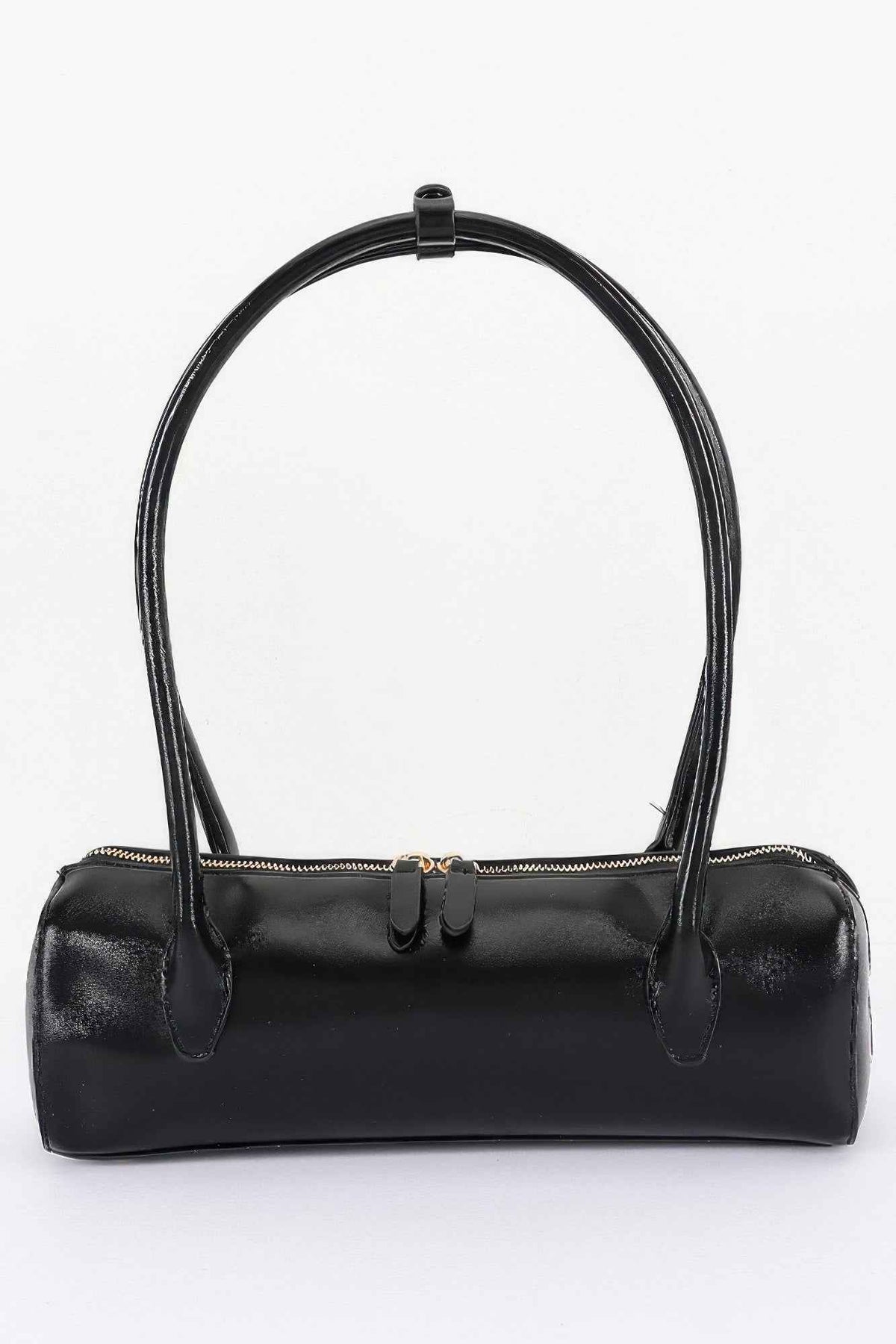 Vegan Leather Rectangular Shoulder Bag