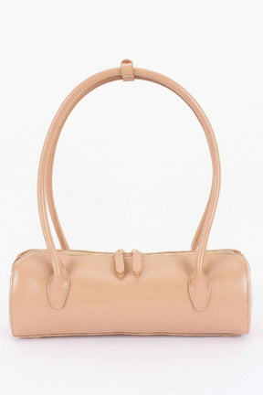 Vegan Leather Rectangular Shoulder Bag