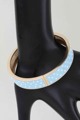 Bright Polka Dot Cuff Bracelet