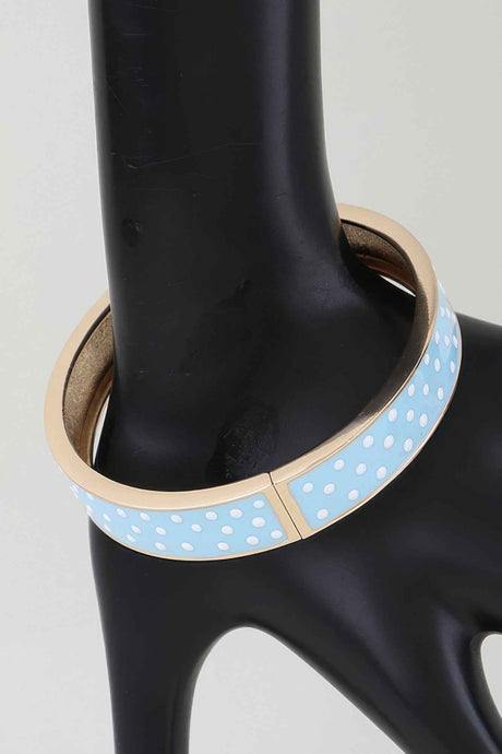 Bright Polka Dot Cuff Bracelet