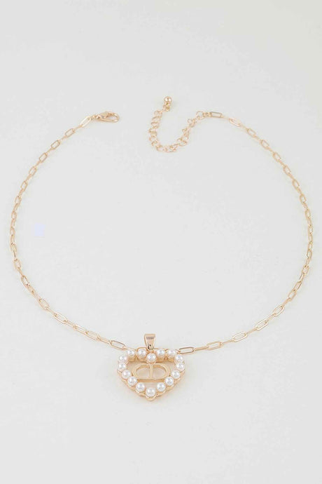 Hammered Jewel Teardrop Necklace