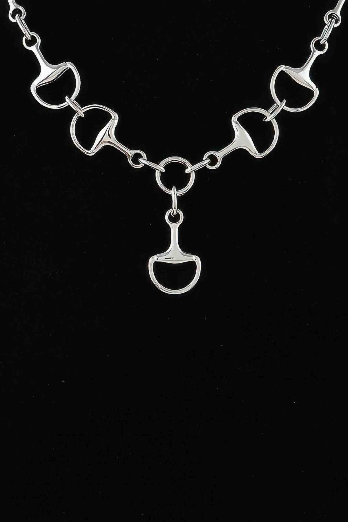 Beaded Heart Mariner Chain Necklace