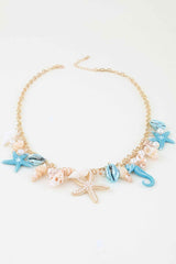 Multi Under The Sea Charm Necklace
