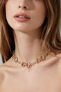 Polished Toggle Chain Choker Necklace
