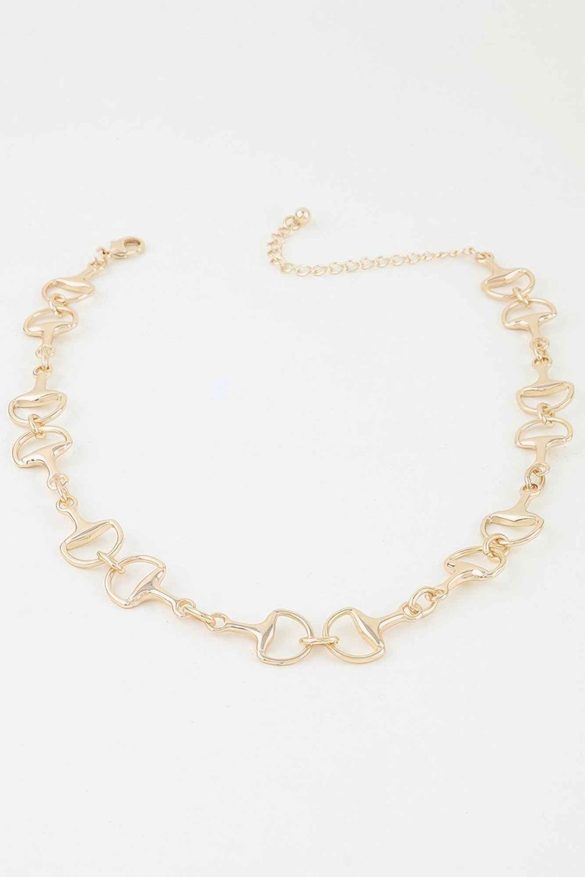 Polished Toggle Chain Choker Necklace