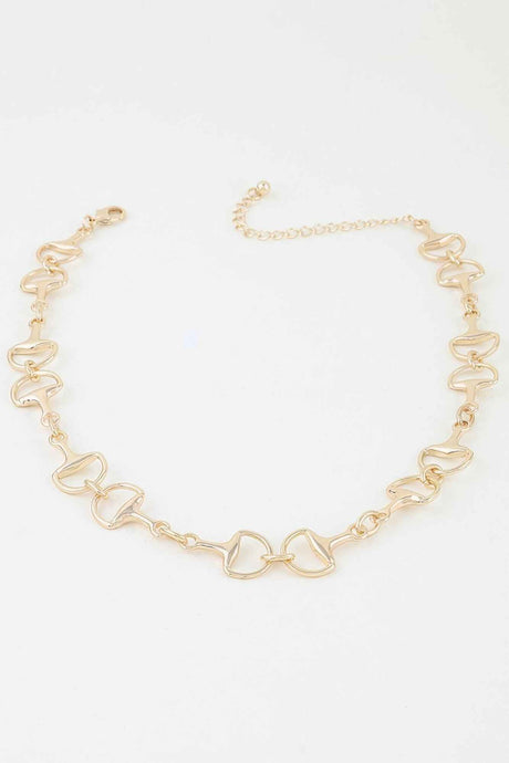 Polished Toggle Chain Choker Necklace