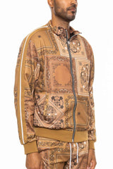 Mens Paisley Bandana Track Jacket