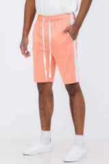 Single Stripe Slim Fit Track Shorts