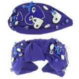 Game Day Heart Top Knotted Headband