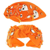 Game Day Heart Top Knotted Headband