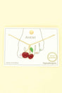 Gold Plated Cherry Charm Anklet