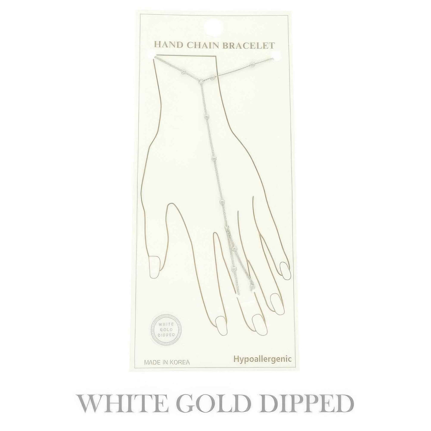 Gold-plated Rope-styled Hand Chain Bracelet