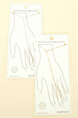 Gold-plated Rope-styled Hand Chain Bracelet