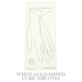 Gold-plated Twisted Hand Chain Bracelet