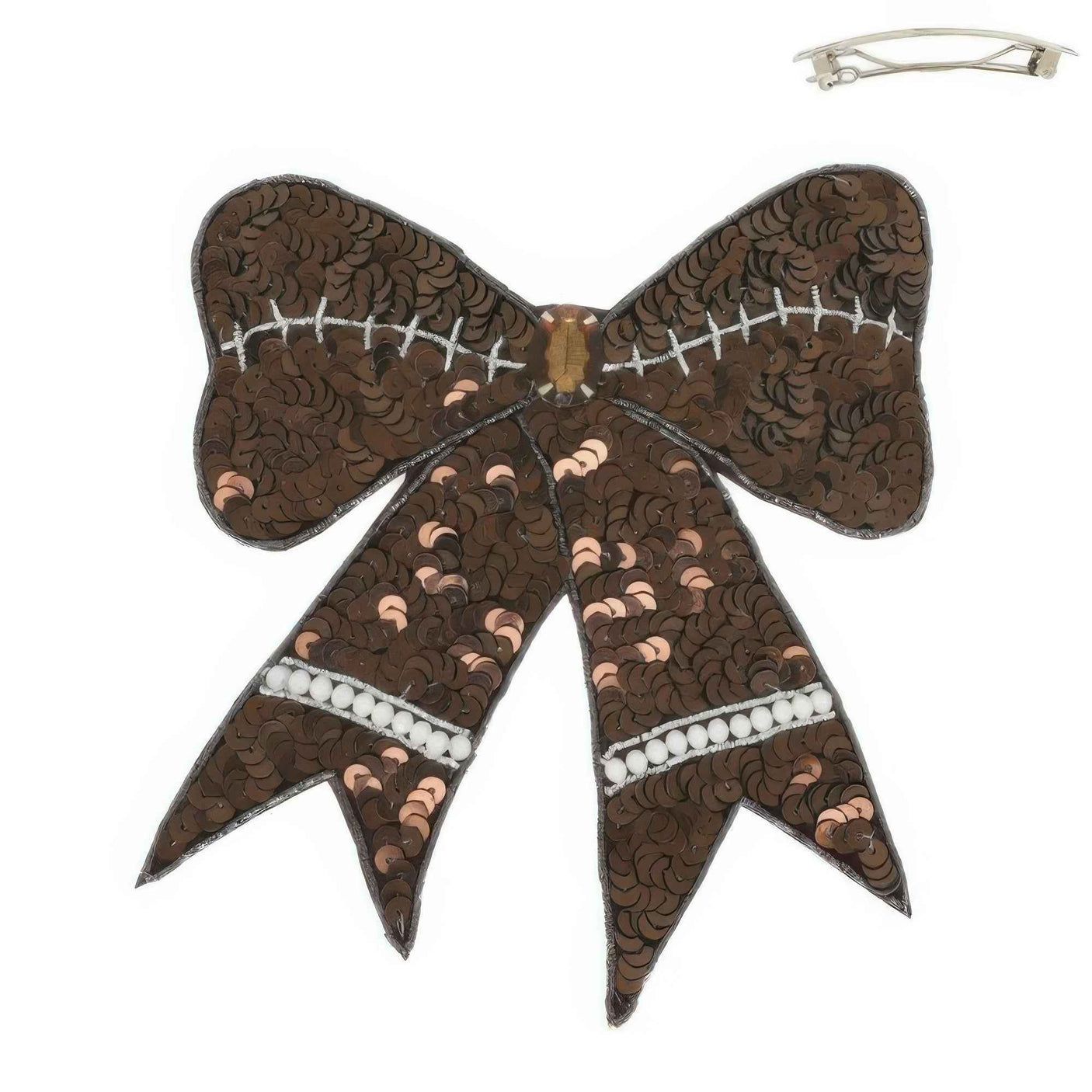 Gameday Jeweled Sports Barrette Hair Clip