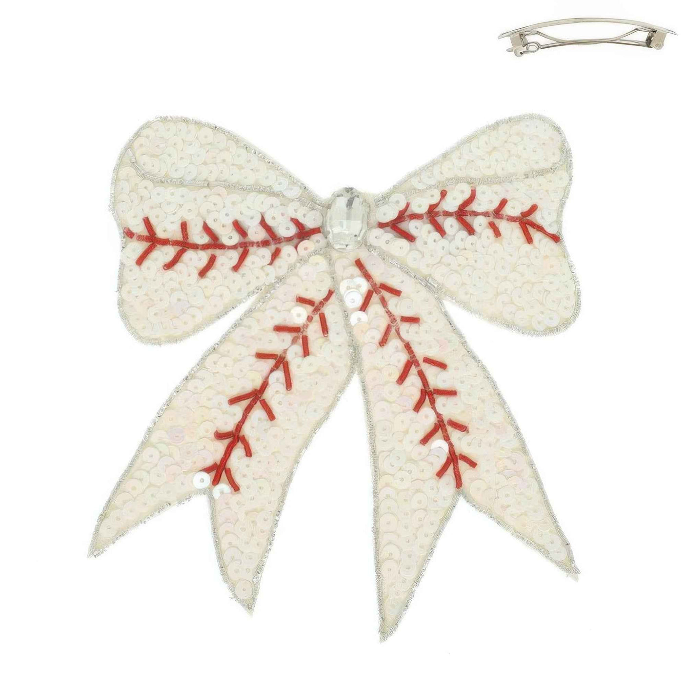 Gameday Jeweled Sports Barrette Hair Clip