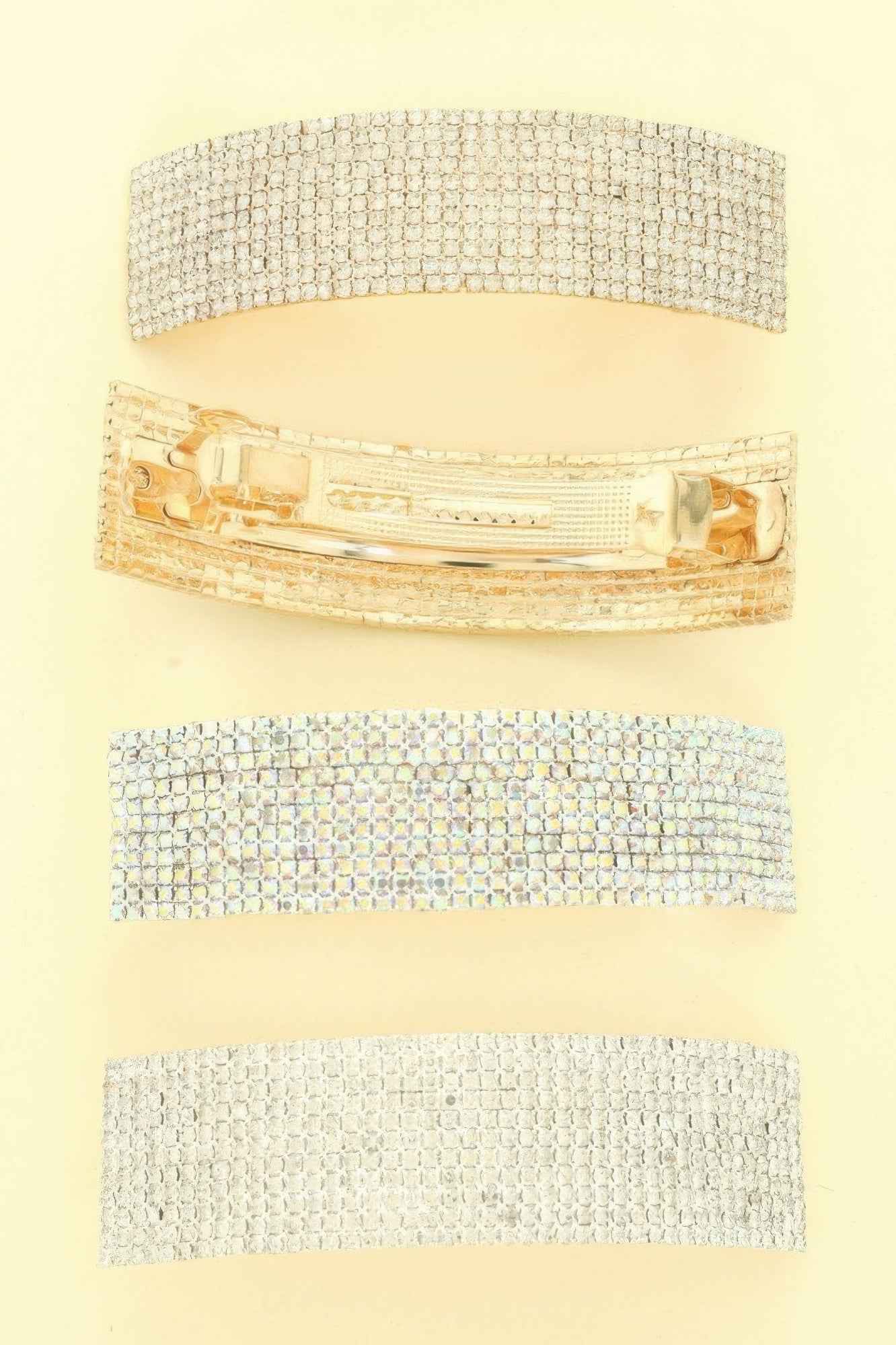 Rhinestone Embellished Hair Barrette Clip