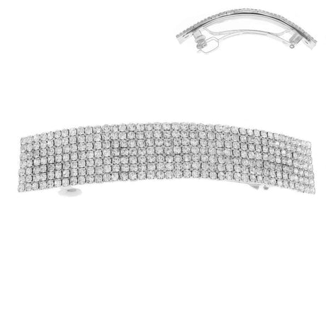 Rhinestone Embellished Hair Barrette Clip